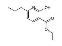 2-hydroxy-6-propyl-nicotinic acid ethyl ester结构式