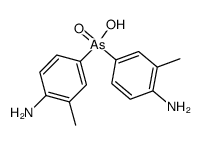 bis-(4-amino-3-methyl-phenyl)-arsinic acid结构式