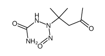 4-methyl-4-(1-nitroso-semicarbazido)-pentan-2-one Structure