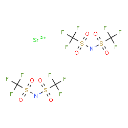 Strontium bis(trifluoromethylsulfonyl)imide结构式