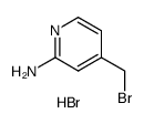 4-(Bromomethyl)Pyridin-2-Amine Hydrobromide结构式