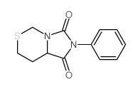 2-Phenyldihydroimidazo(1,5-c)(1,3)thiazine-1,3(2H,7H)-dione结构式