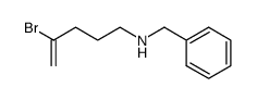N-benzyl-4-bromo-4-pentenylamine Structure