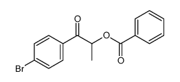 1-(4-BROMOPHENYL)-1-OXOPROPAN-2-YL BENZOATE Structure