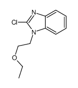 2-CHLORO-1-(2-ETHOXYETHYL)-1H-BENZO[D]IMIDAZOLE structure