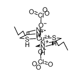 bis[4-(n-propylmercaptomethyl)imidazole-N3S]copper(II) diperchlorate结构式