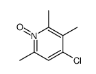 4-chloro-2,3,6-trimethyl-1-oxidopyridin-1-ium结构式