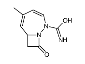 5-methyl-9-oxo-1,2-diazabicyclo[5.2.0]nona-3,5-diene-2-carboxamide结构式
