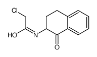 2-chloro-N-(1-oxo-3,4-dihydro-2H-naphthalen-2-yl)acetamide Structure