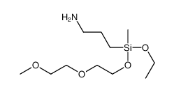 3-[ethoxy-[2-(2-methoxyethoxy)ethoxy]-methylsilyl]propan-1-amine Structure