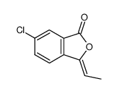 6-chloro-3-ethylidenephthalide结构式