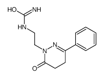 2-(6-oxo-3-phenyl-4,5-dihydropyridazin-1-yl)ethylurea Structure