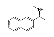 N-methyl-(S)-1-(2-naphthyl)ethylamine结构式