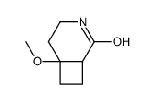 6-methoxy-3-azabicyclo[4.2.0]octan-2-one Structure