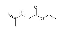 N-thioacetyl S-alanine ethyl ester Structure
