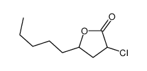 3-chloro-5-pentyloxolan-2-one结构式