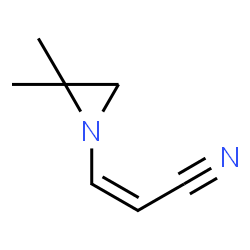 2-Propenenitrile,3-(2,2-dimethyl-1-aziridinyl)-,(Z)-(9CI) picture