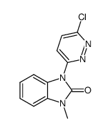 1-(6-Chloro-pyridazin-3-yl)-3-methyl-1,3-dihydro-benzoimidazol-2-one Structure
