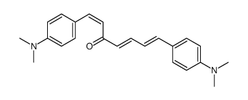 1,7-bis[4-(dimethylamino)phenyl]hepta-1,4,6-trien-3-one Structure