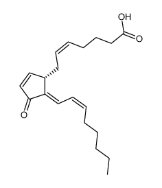 11-oxo-prosta-5z,9,12e,14z-tetraen-1-oic acid structure