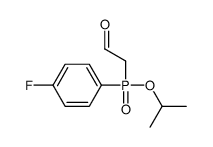 2-[(4-fluorophenyl)-propan-2-yloxyphosphoryl]acetaldehyde Structure