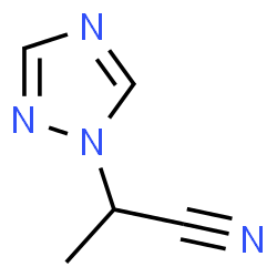 1H-1,2,4-Triazole-1-acetonitrile,-alpha--methyl-(9CI)结构式