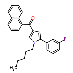 (5-(3-氟苯基)-1-戊基-1H-吡咯-3-基)(萘-1-基)甲酮图片