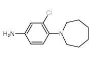 4-(azepan-1-yl)-3-chloroaniline Structure