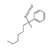 2-isothiocyanatooctan-2-ylbenzene结构式