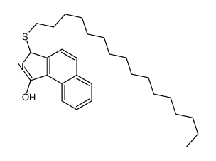 3-hexadecylsulfanyl-2,3-dihydrobenzo[g]isoindol-1-one Structure