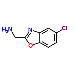1-(5-Chloro-1,3-benzoxazol-2-yl)methanamine结构式