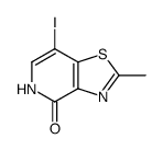 7-Iodo-2-methyl-5H-thiazolo[4,5-c]pyridin-4-one Structure