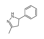 3-methyl-5-phenyl-4,5-dihydro-1H-pyrazole Structure