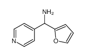 1-(2-Furyl)-1-(4-pyridinyl)methanamine Structure