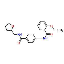 2-Ethoxy-N-{4-[(tetrahydro-2-furanylmethyl)carbamoyl]phenyl}benzamide Structure