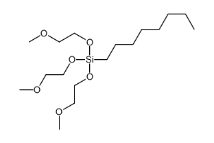 tris(2-methoxyethoxy)-octylsilane Structure