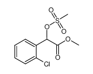 methyl 2-(2-chlorophenyl)-2-((methylsulfonyl)oxy)acetate Structure