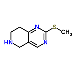 2-(Methylsulfanyl)-5,6,7,8-tetrahydropyrido[4,3-d]pyrimidine Structure