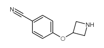 4-(azetidin-3-yloxy)benzonitrile Structure