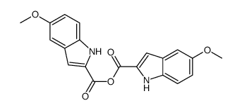 (5-methoxy-1H-indole-2-carbonyl) 5-methoxy-1H-indole-2-carboxylate结构式