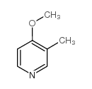 4-甲氧基-3-甲基-吡啶结构式