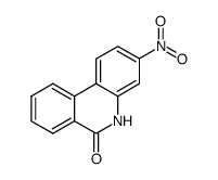 3-Nitro-6(5H)-phenanthridinone结构式