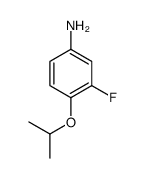 3-fluoro-4-isopropoxybenzenamine Structure