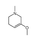 3-methoxy-1-methyl-1,2,5,6-tetrahydropyridine结构式
