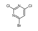 4-Bromo-2,6-dichloropyrimidine Structure