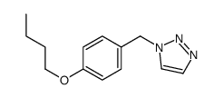 1-[(4-butoxyphenyl)methyl]triazole结构式