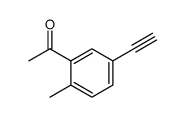 Ethanone, 1-(5-ethynyl-2-methylphenyl) Structure