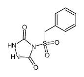 4-phenylmethanesulfonyl-[1,2,4]triazolidine-3,5-dione Structure