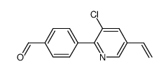 4-(3-chloro-5-vinyl-pyridin-2-yl)benzaldehyde Structure