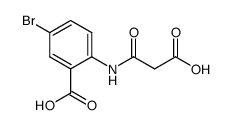 5-bromo-2-[(carboxyacetyl)amino]benzoic acid Structure